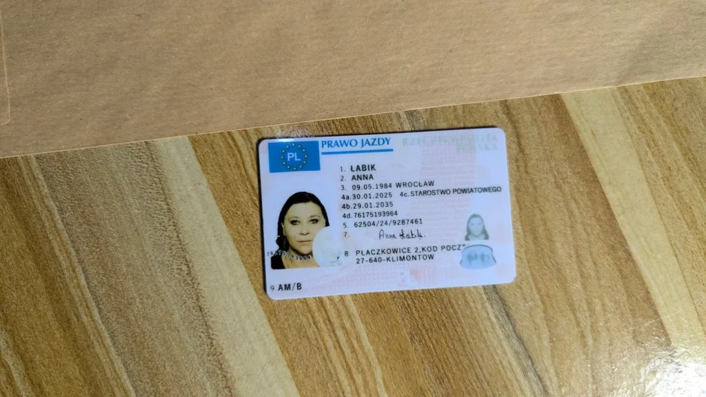 Polskie prawo jazdy kupie